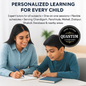 female teacher teaching her student and student is learning happily