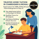 Qualified home tutor teaching maths to a student at home in Chandigarh
